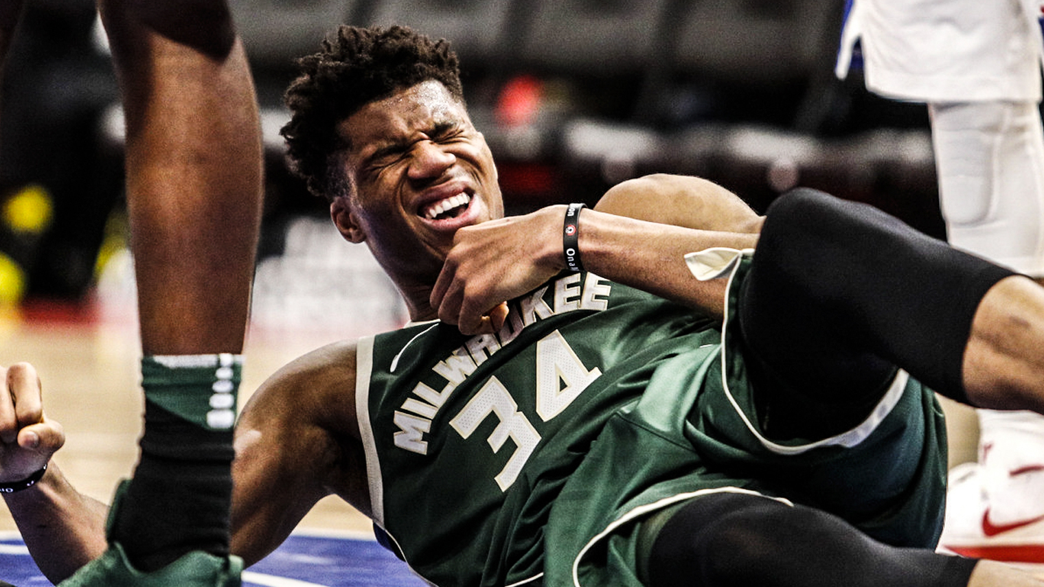 Bucks Lose Giannis to Sprained Ankle