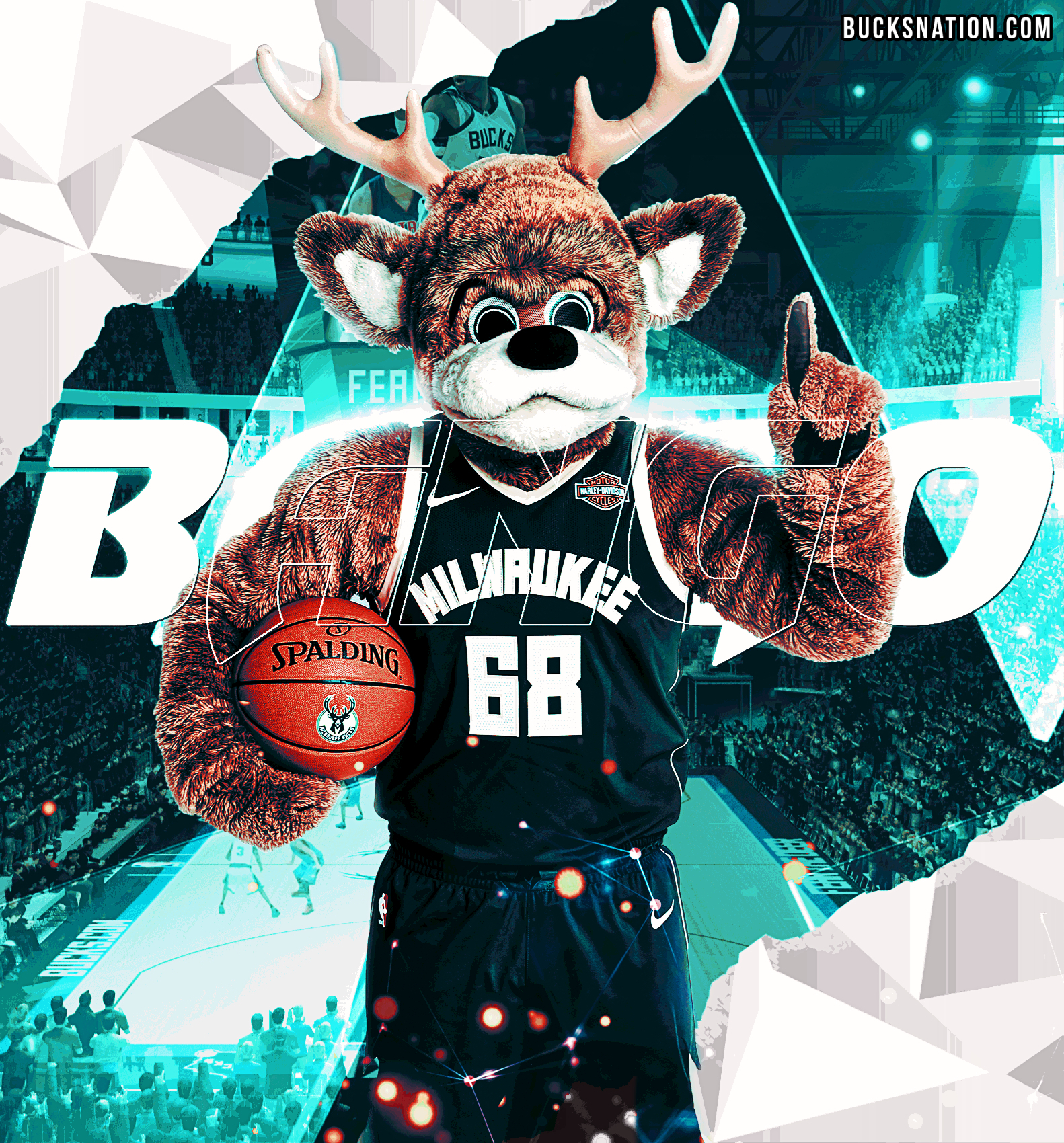 Bango Artwork: Milwaukee Bucks Mascot